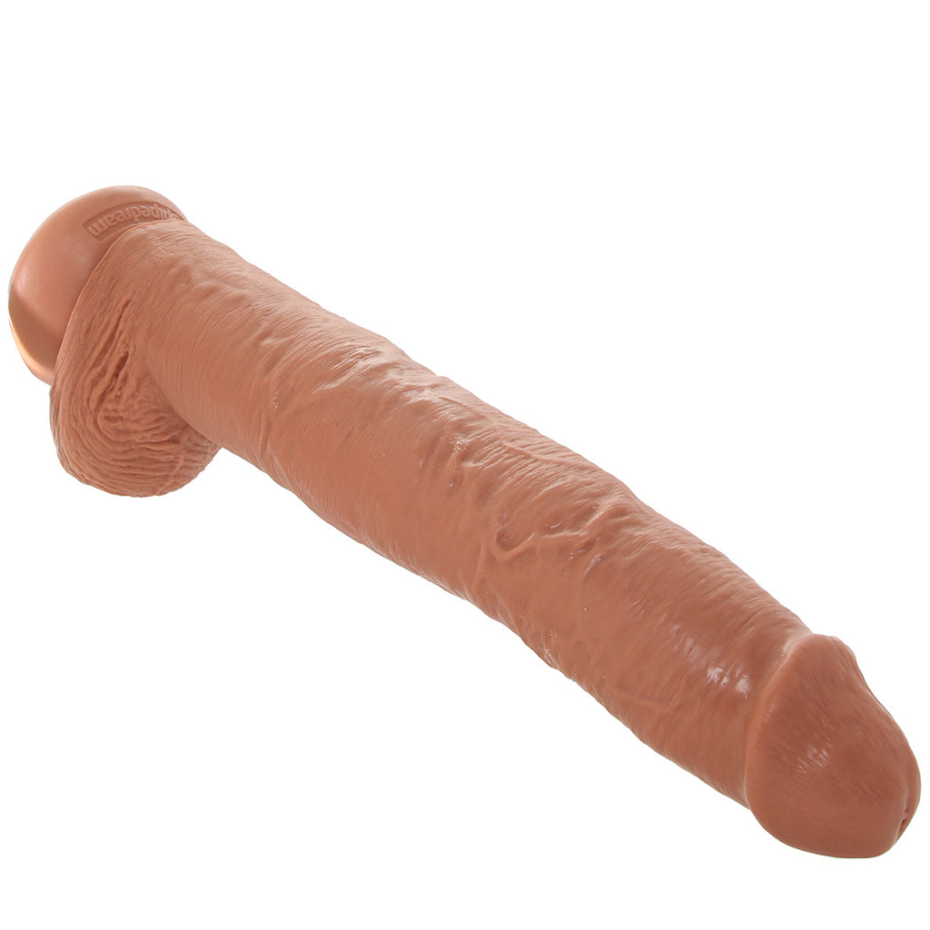 King Cock 14 Inch Cock with Balls in Tan Dildo Sex Toys > Large Dildos - Tophatter Daily Deals