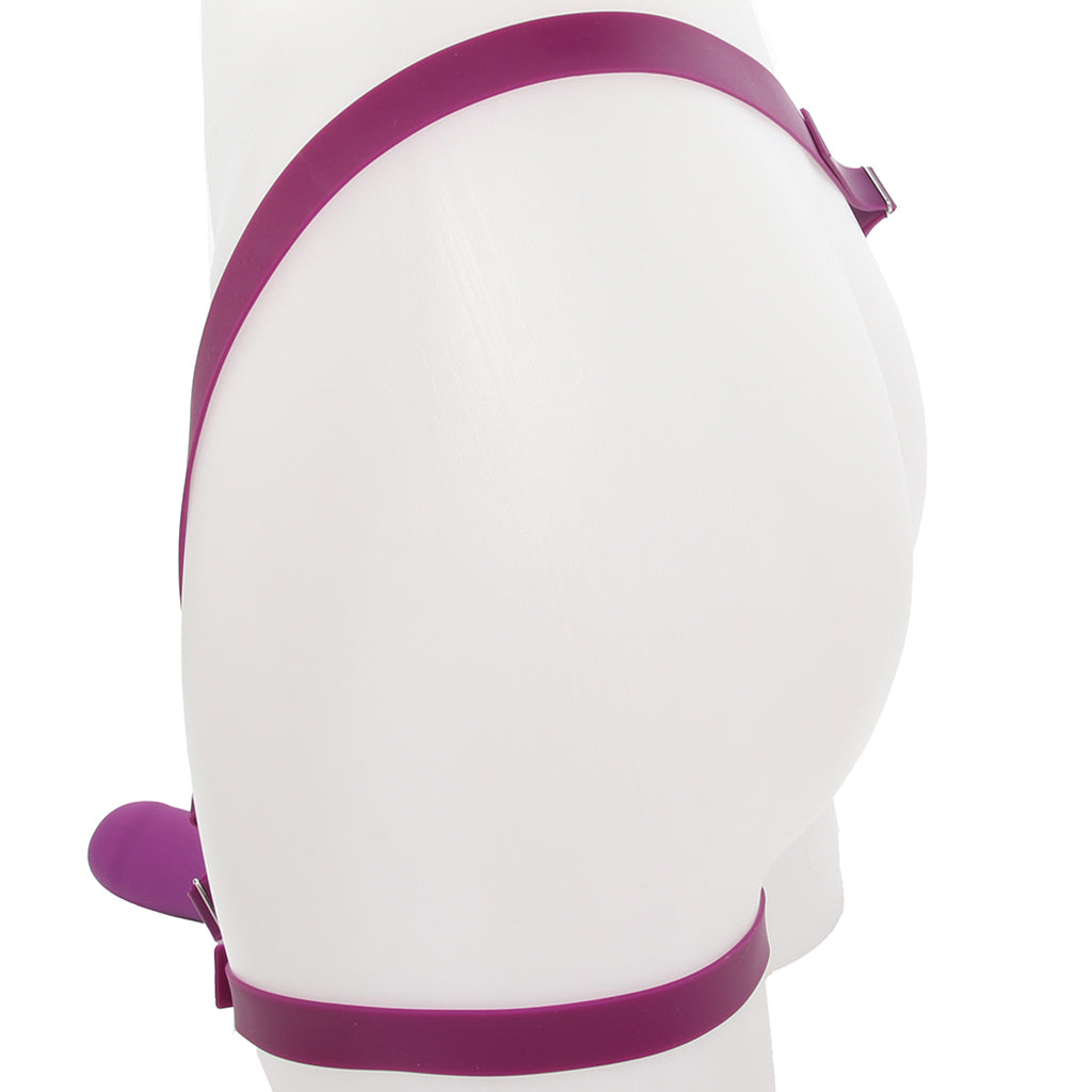 ME2 Rumbler Vibrating Silicone Strap-On in Purple Vibrators > Strap-On & Wearable - Tophatter Daily Deals