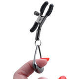 Velvet Noir Tuggable Nipple Clamps - Tophatter's Adult Sex Toys Online Bondage and Fetish > Nipple Stimulators & Clamps - Tophatter Daily Deals