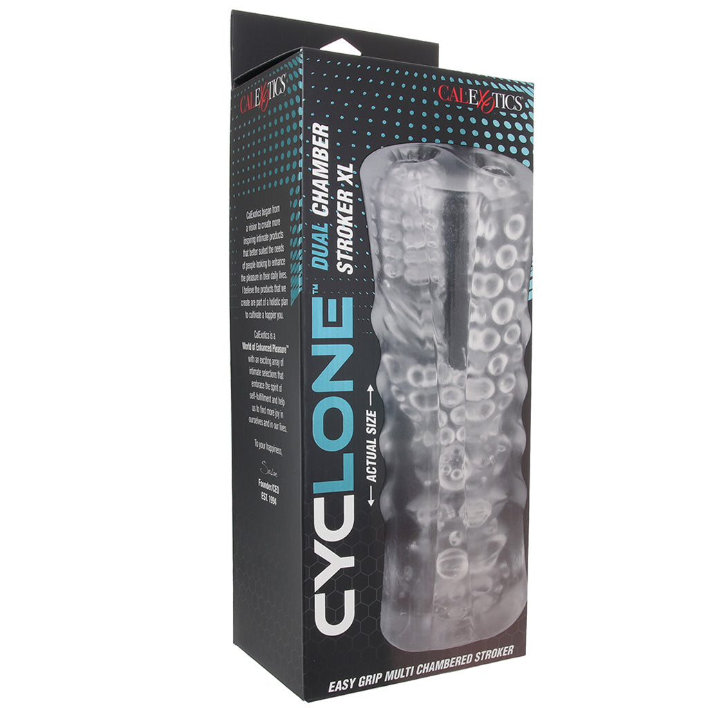 Cyclone Dual Chamber Stroker Sex Toys for Men - Tophatter Daily Deals