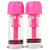 nipple play Vacuum Twist Suckers in Pink Bondage and Fetish > Nipple Stimulators & Clamps - Tophatter Daily Deals