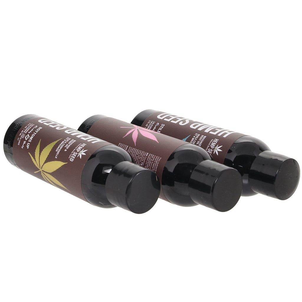 Hemp Seed Massage Oil Gift Set in 3 x 2oz/60ml - Tophatter's Adult Sex Toys Online Lubes and Lotions > Erotic Massage Oils - Tophatter Daily Deals