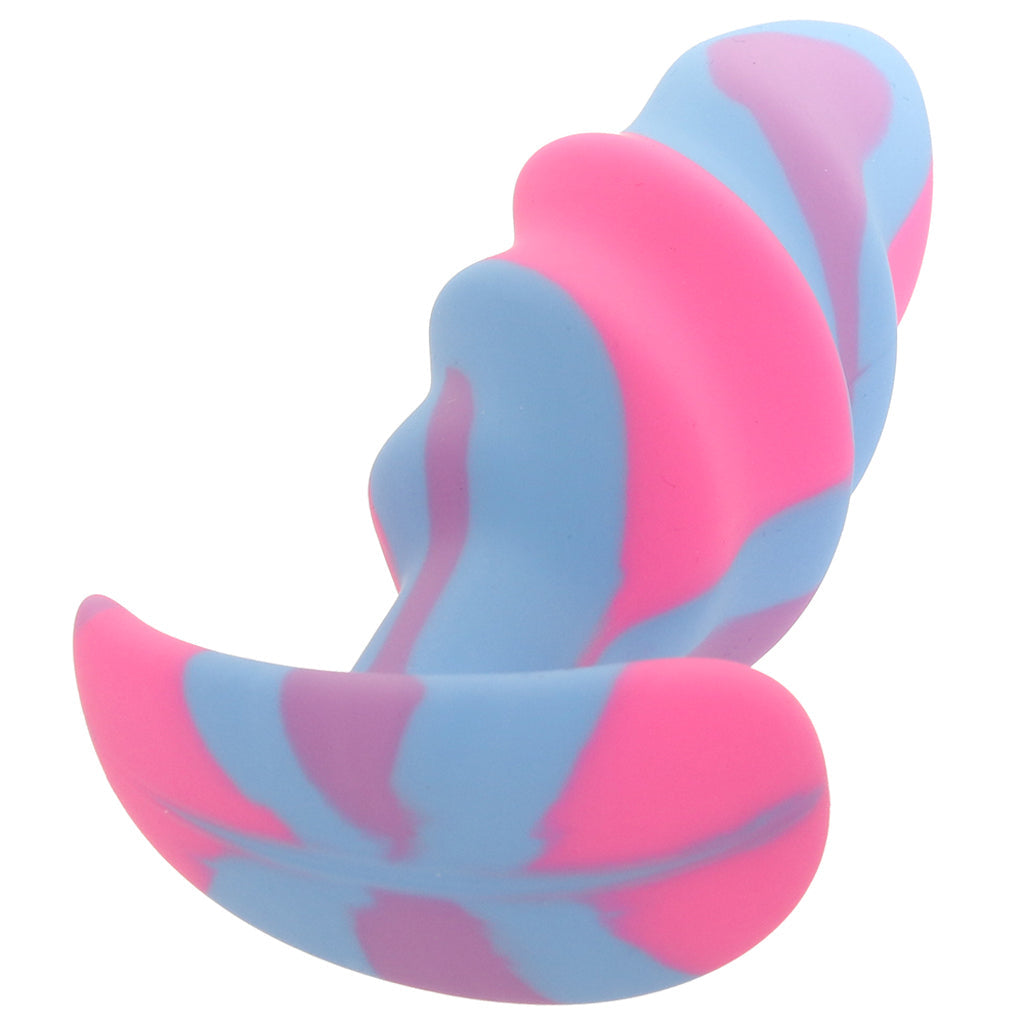 Creature Cocks Unicorn Swirl Silicone Butt Plug in Medium - Tophatter's Adult Sex Toys Online Anal Sex Toys > Butt Plugs - Tophatter Daily Deals