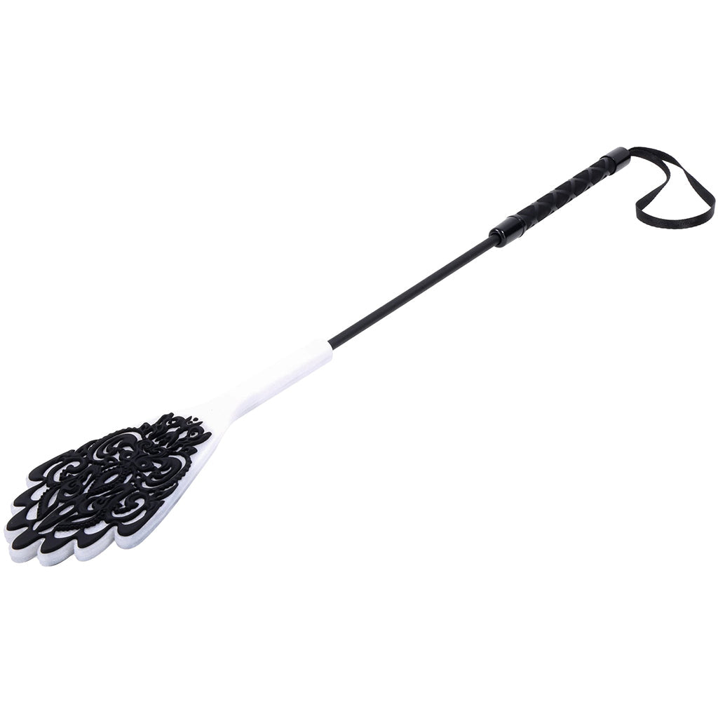 Sex & Mischief Lace Silicone Impression Crop Bondage and Fetish > Whips and Crops - Tophatter Daily Deals