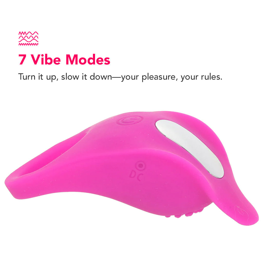 PinkCherry Put a Ring On It Rechargeable Ring Cock Rings - Tophatter Daily Deals