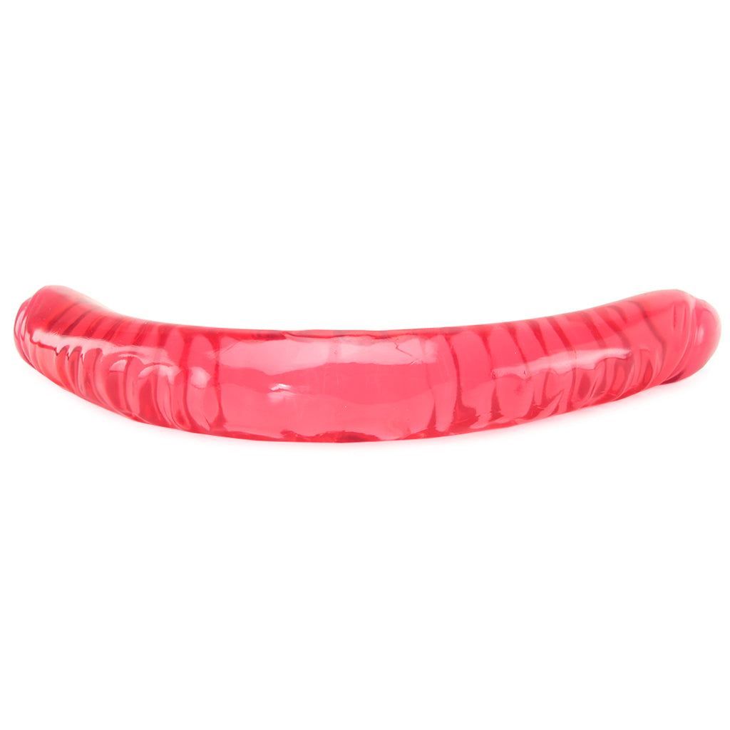 Crystal Jellies 18 Inch Double Dildo in Pink - Tophatter's Adult Products Dildo Sex Toys > Double Ended Dildos - Tophatter Daily Deals