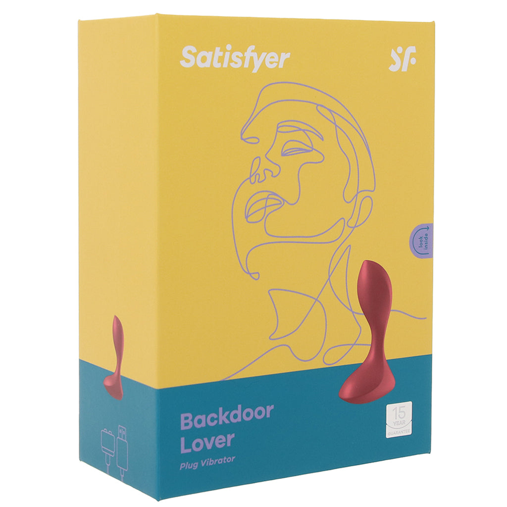 Satisfyer Backdoor Lover Plug Vibe in Red Anal Sex Toys > Butt Plugs - Tophatter Daily Deals