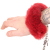 Ouch! Heavy Duty Fluffy Cuffs in Burgundy Bondage and Fetish > Wrist and Ankle Cuffs - Tophatter Daily Deals