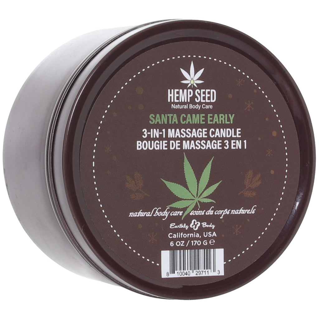 3-in-1 Massage Candle 6oz/170g in Santa Came Early Sensual Love > Massage Candles - Tophatter Daily Deals