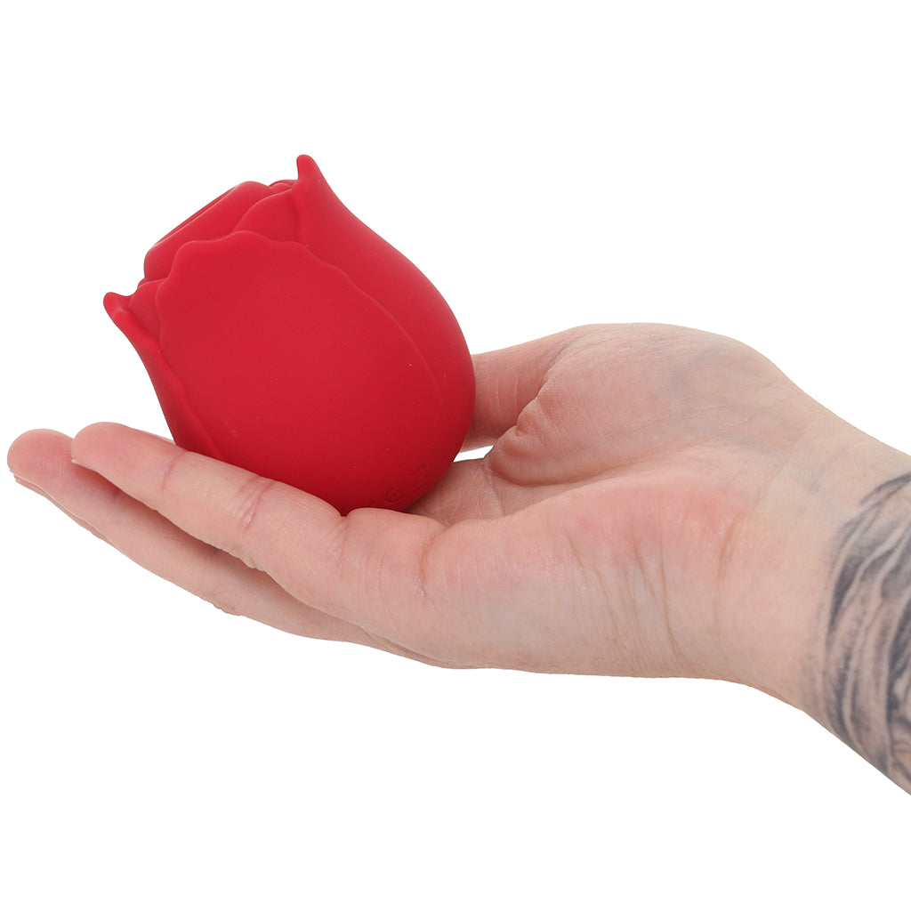 Inya The Vibrating Rose in Red Vibrators > Clitoral Stimulators - Tophatter Daily Deals