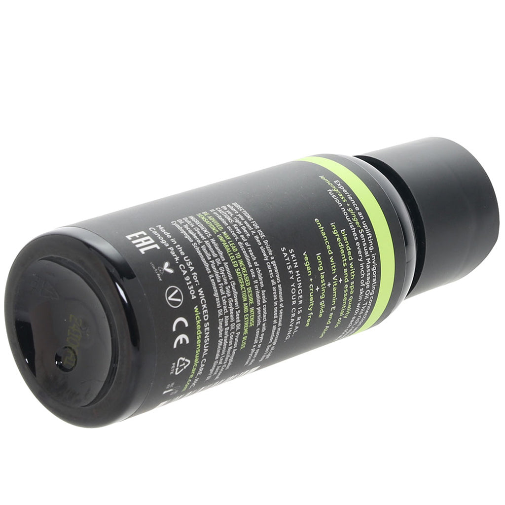 Sensual Massage Oil 4oz/120ml in Lemongrass & Ginger Lubes and Lotions > Erotic Massage Oils - Tophatter Daily Deals