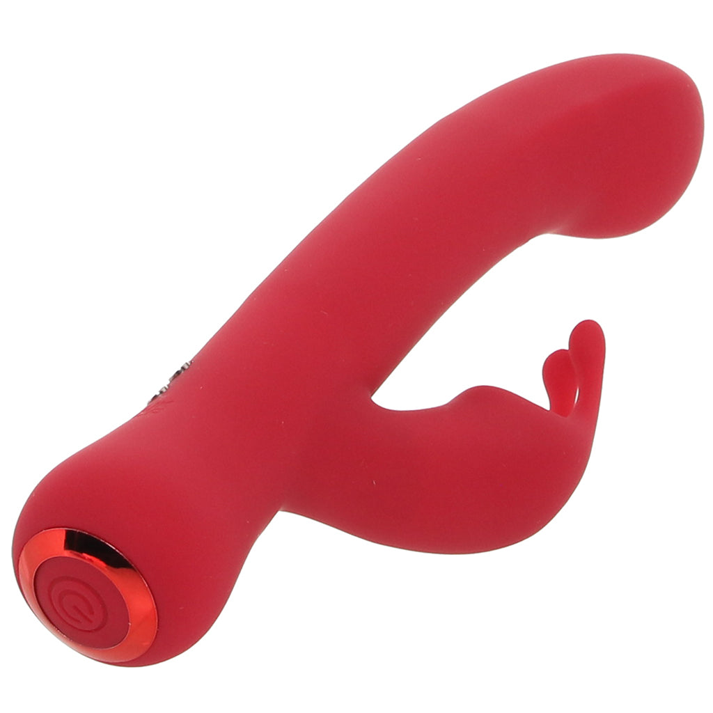 Zara Fiercely Powerful Rabbit Vibe in Red - Tophatter's Adult Sex Toys Online Vibrators > Rabbit Vibrators - Tophatter Daily Deals