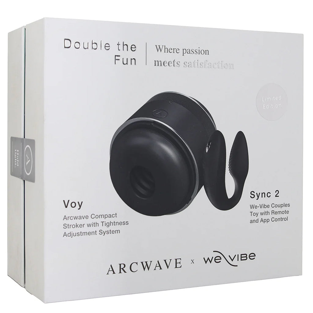 Arcwave Voy X We-Vibe Sync 2 Double the Fun Kit - Tophatter's Vibrator Deals Online Vibrators > G-Spot Vibrators - Tophatter Daily Deals