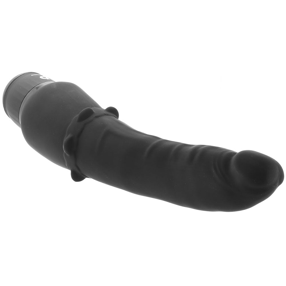 Power Cock 7 Inch Slim Realistic Vibe in Black Vibrators > Realistic Vibrator Dildos - Tophatter Daily Deals