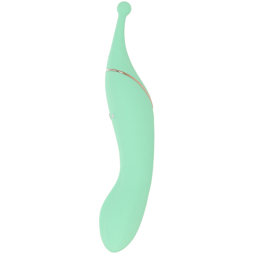 Stella Dual Ended Stimulator Vibe in Green Vibrators > G-Spot Vibrators - Tophatter Daily Deals