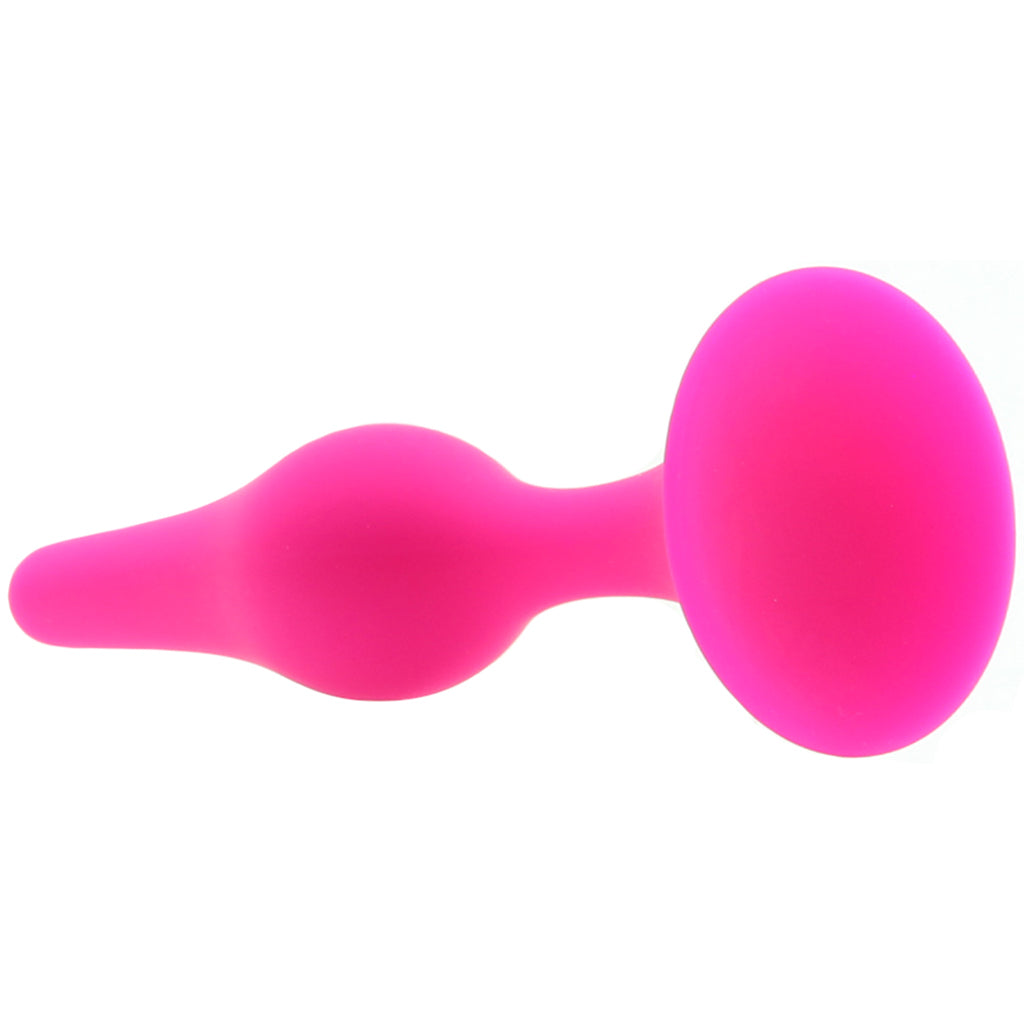 Luxe Beginner Silicone Butt Plug Kit in Pink - Tophatter's Adult Products Anal Sex Toys > Butt Plugs - Tophatter Daily Deals
