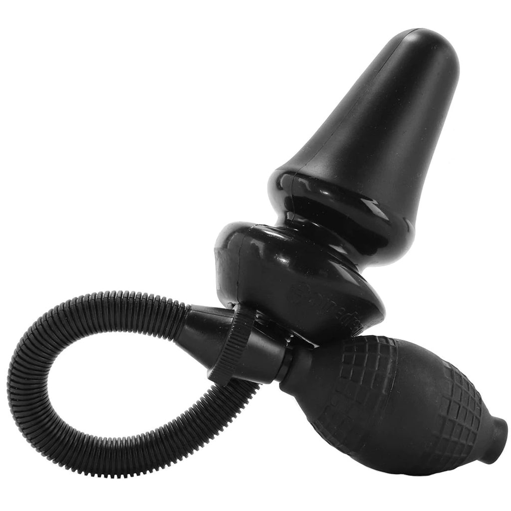 Anal Fantasy Inflatable Silicone Anal Plug in Black Anal Sex Toys > Butt Plugs - Tophatter Daily Deals