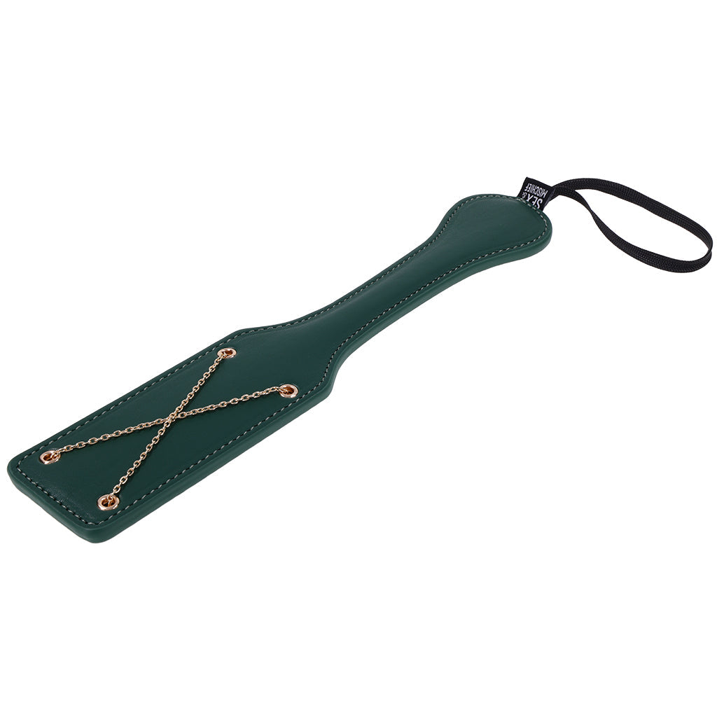 Sex & Mischief Indica Chain Impression Paddle Bondage and Fetish > Whips and Crops - Tophatter Daily Deals