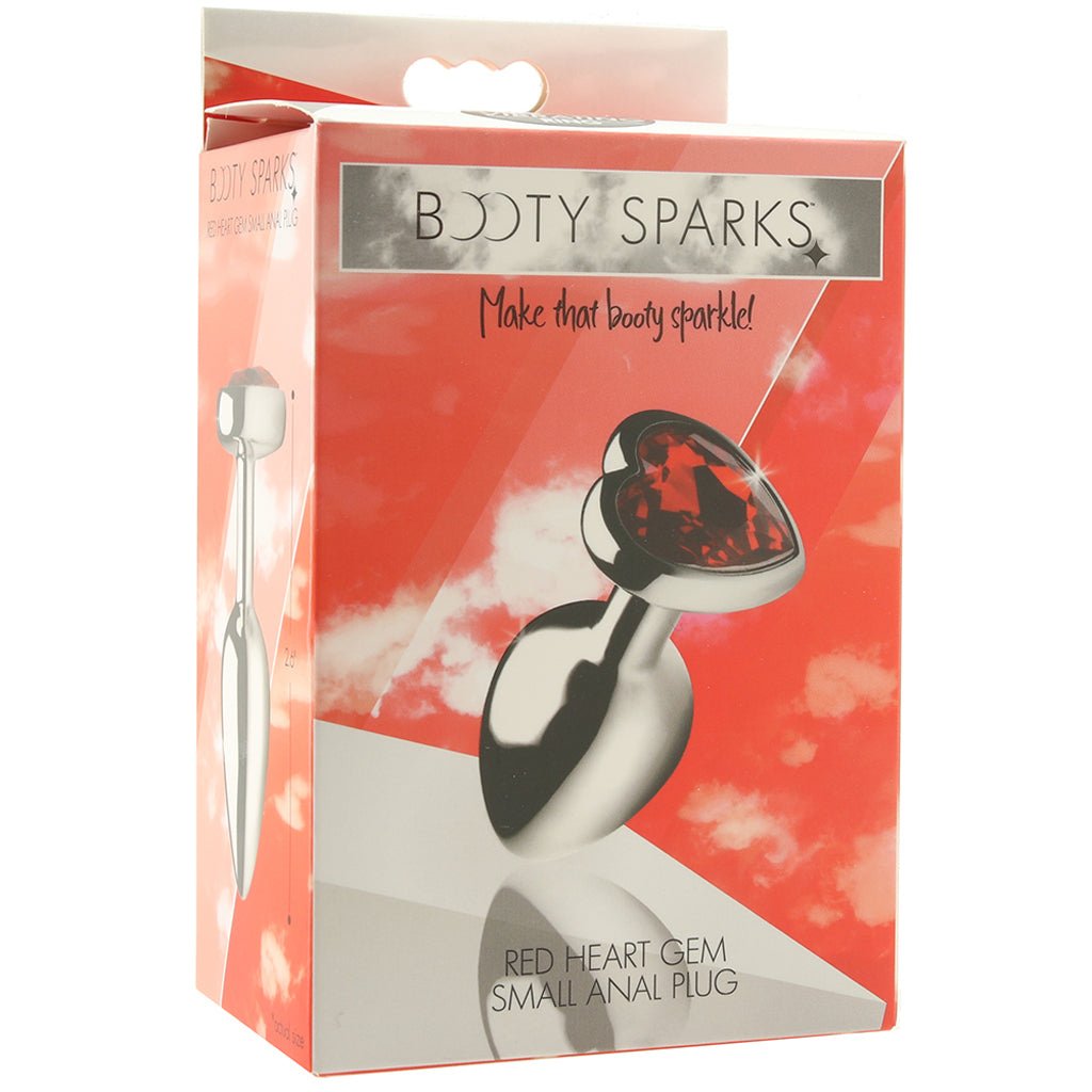 Booty Sparks Red Heart Gem Anal Plug in Small - Tophatter's Adult Products Anal Sex Toys > Butt Plugs - Tophatter Daily Deals