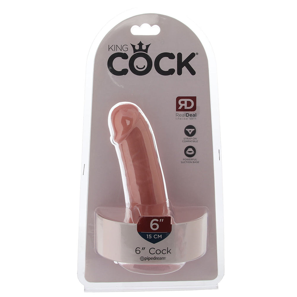King Cock 6 Inch Dildo in Flesh Dildo Sex Toys > Realistic Dildos - Tophatter Daily Deals