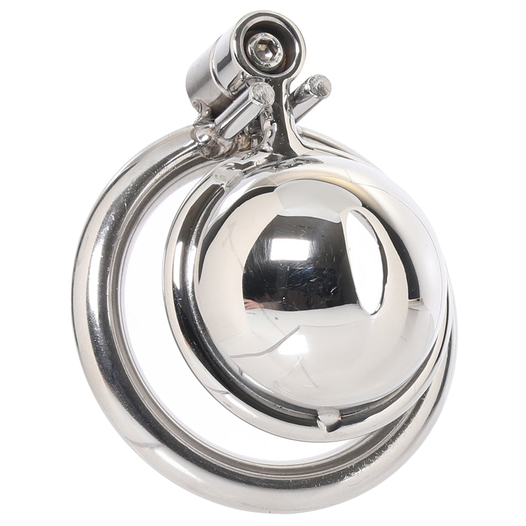 Lockmaster Inverted Micro Chastity Cage Bondage and Fetish > Cock and Ball Devices - Tophatter Daily Deals