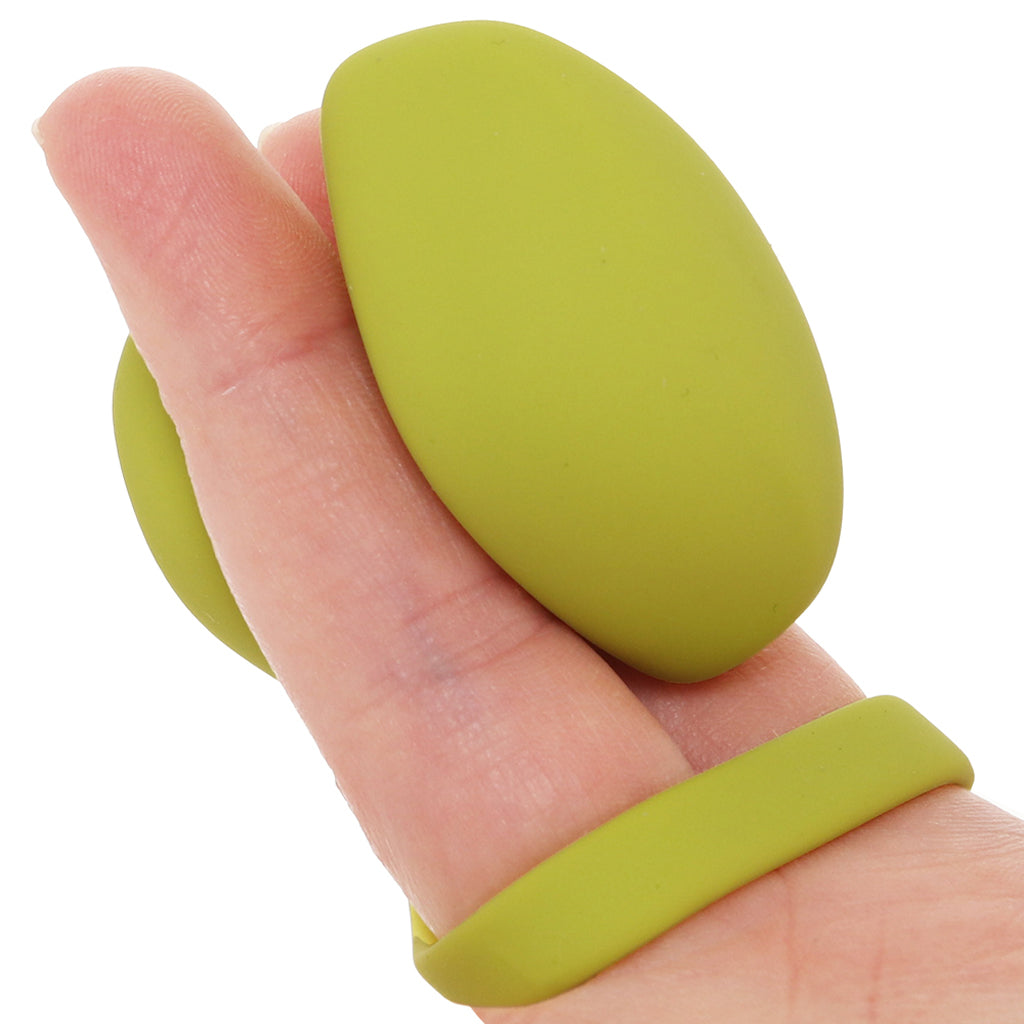 Dame Fin 2.0 Finger Vibe in Citrus - Tophatter's Vibrator Deals Online Vibrators > Finger Vibrators - Tophatter Daily Deals