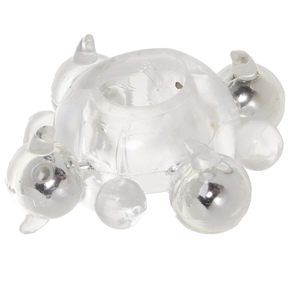 Basic Essential Enhancer Ring with Beads Cock Rings - Tophatter Daily Deals