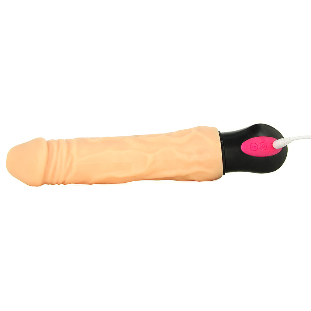 Natural Realskin 8 Inch Hot Cock #3 Vibrators > Realistic Vibrator Dildos - Tophatter Daily Deals