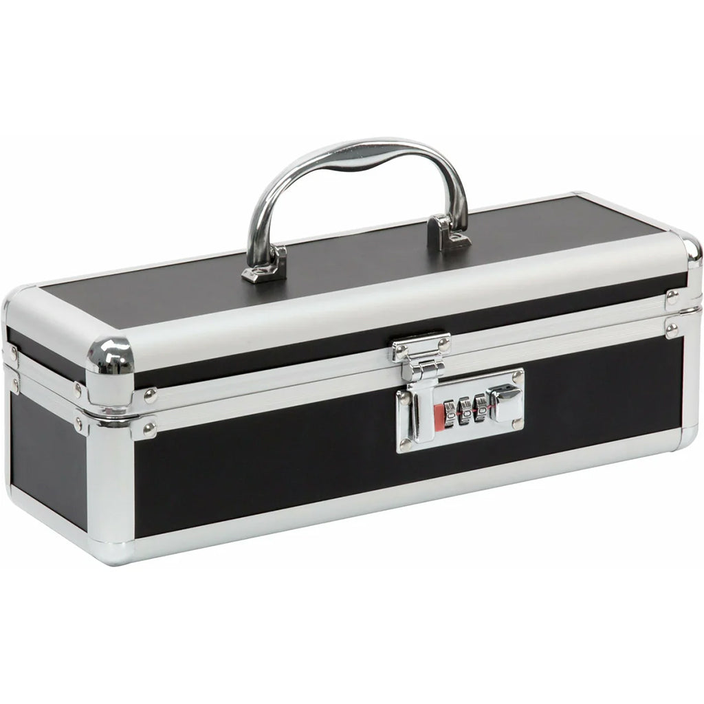 Simple and True Lockable Small Vibrator Case in Black Toy Storage - Tophatter Daily Deals