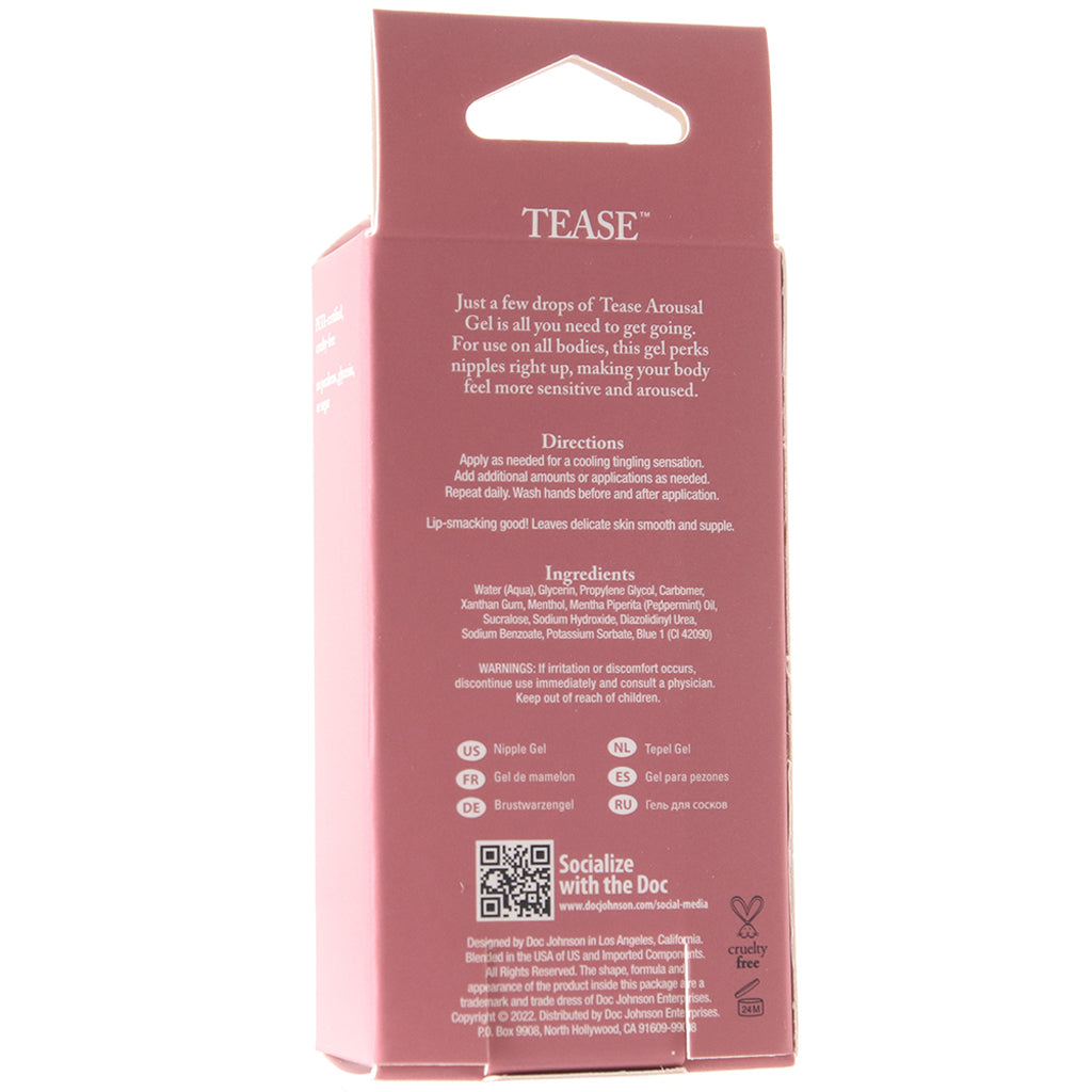 Tease Nipple Arousal Gel .35oz/10g in Mint Lubes and Lotions > Sexual Stimulants - Tophatter Daily Deals