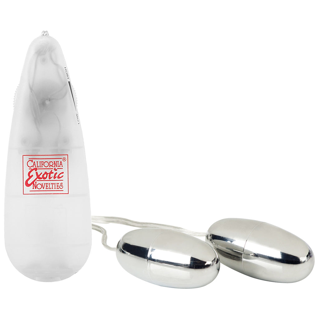 Pocket Exotics Double Silver Bullets Vibe - Tophatter's Adult Products Vibrators > Bullet and Egg Vibrators - Tophatter Daily Deals