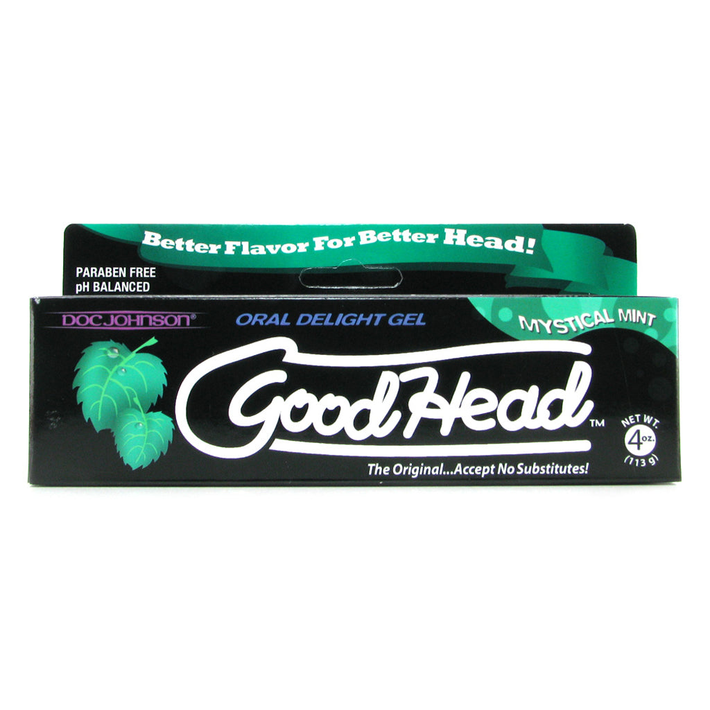 GoodHead Oral Delight Gel 4oz/113g in Mystical Mint - Tophatter's Adult Products Lubes and Lotions > Flavored Sex Lubes - Tophatter Daily Deals
