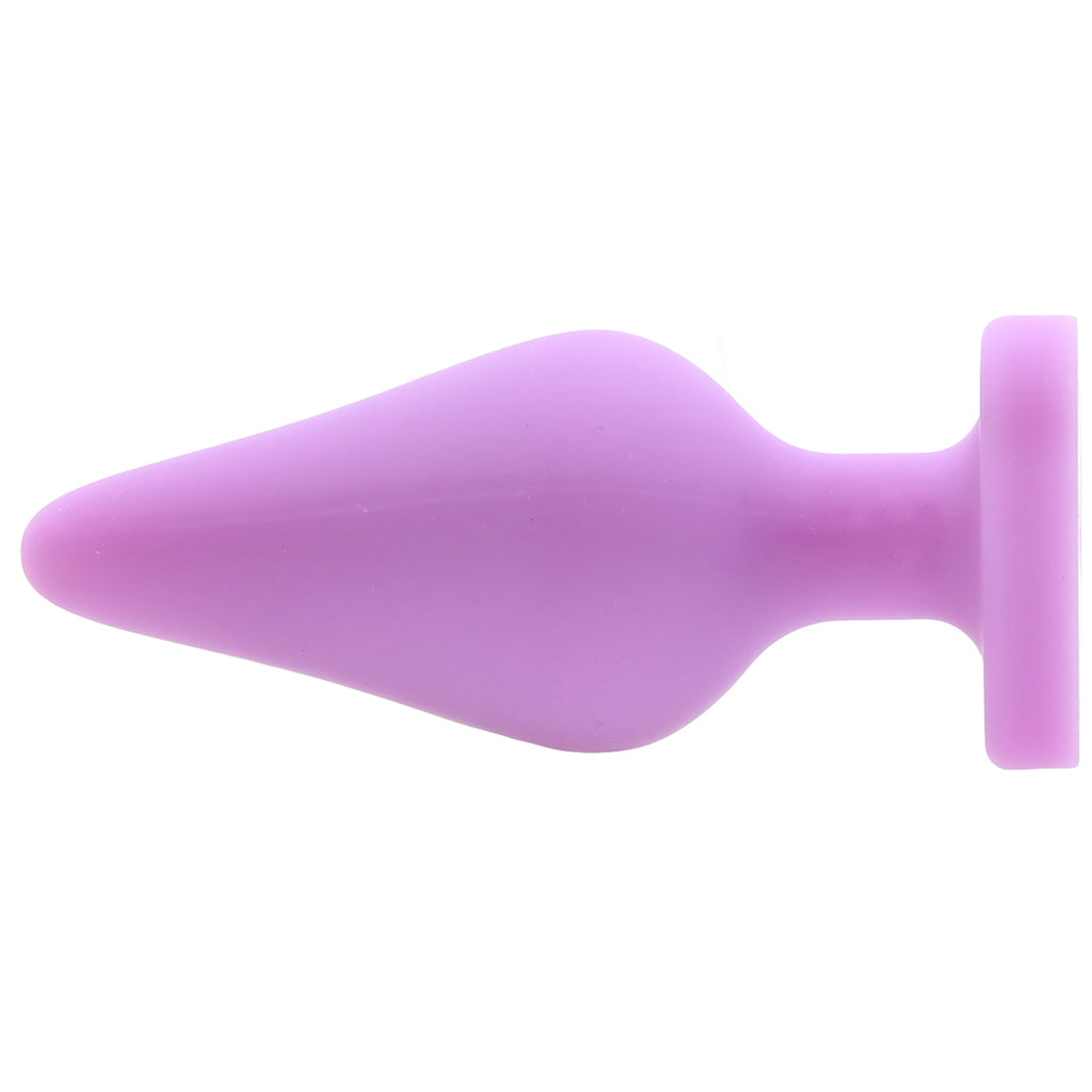 Candy Hearts F**k Me Medium Butt Plug in Purple - Tophatter's Adult Products Anal Sex Toys > Butt Plugs - Tophatter Daily Deals