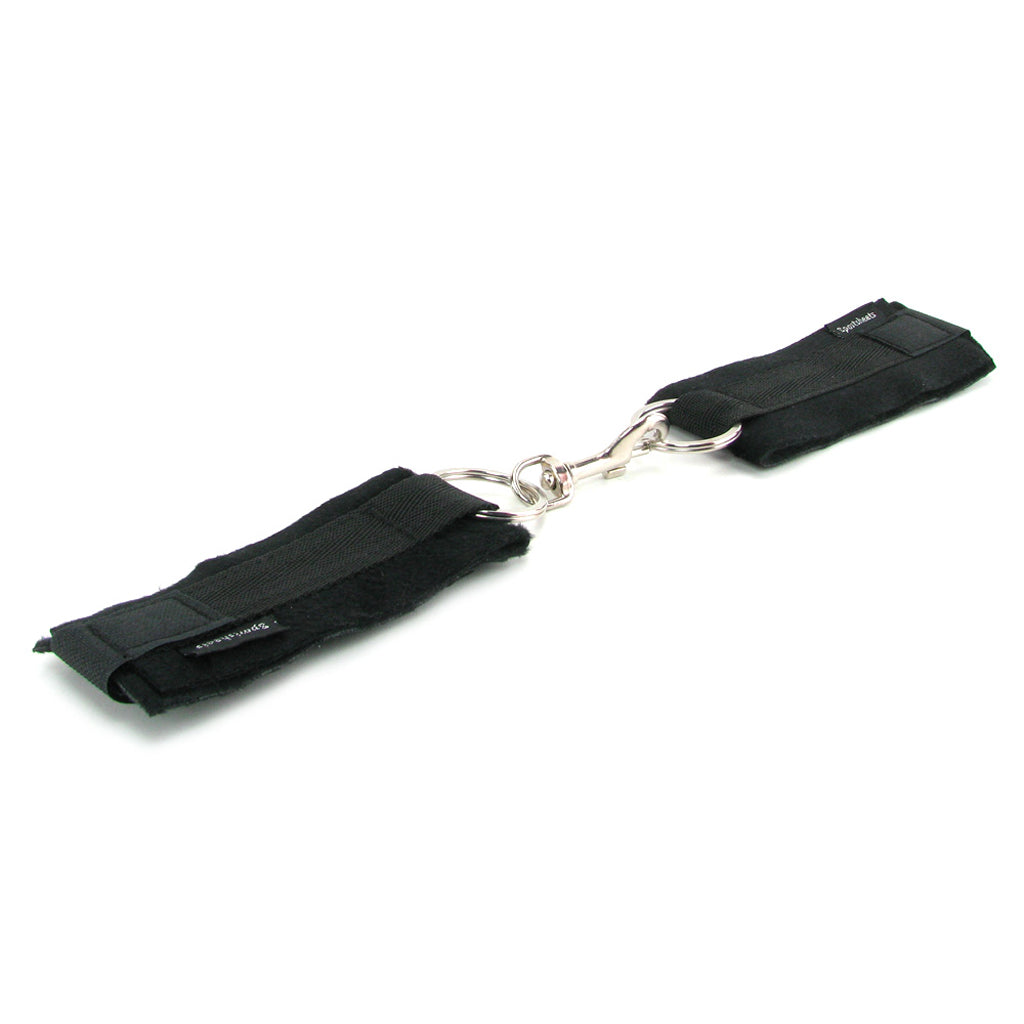 Soft Cuffs in Black Bondage and Fetish > Wrist and Ankle Cuffs - Tophatter Daily Deals