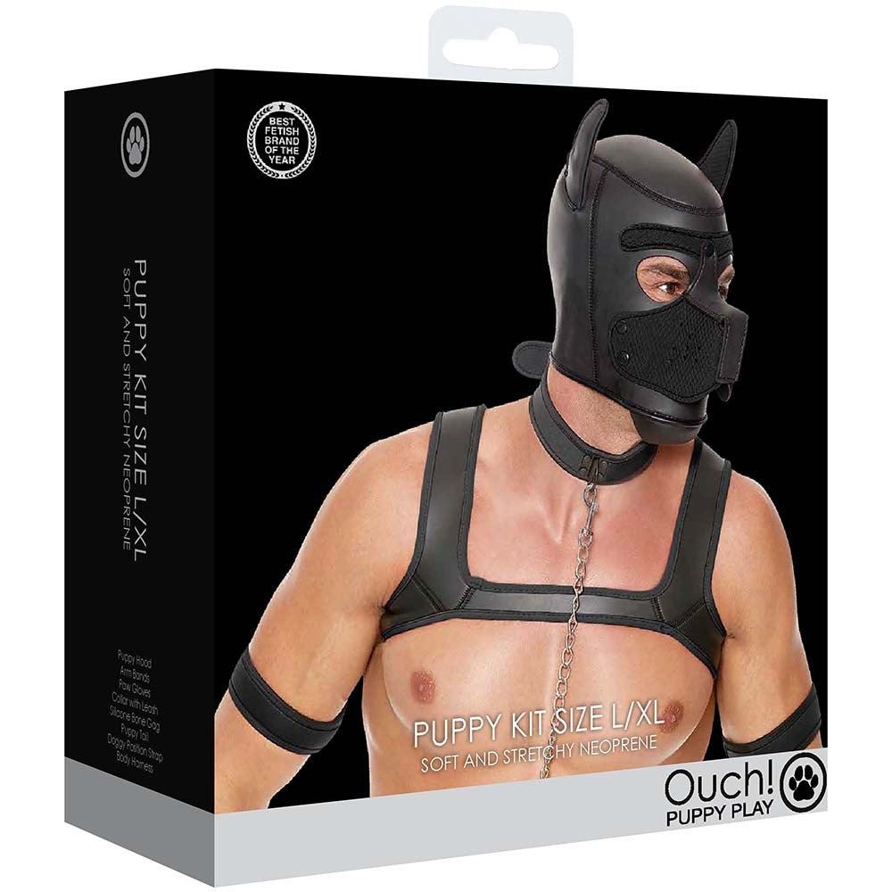 Ouch! Puppy Bondage Kit /XL Bondage and Fetish > Pleasure Masks and Dress Up Play - Tophatter Daily Deals