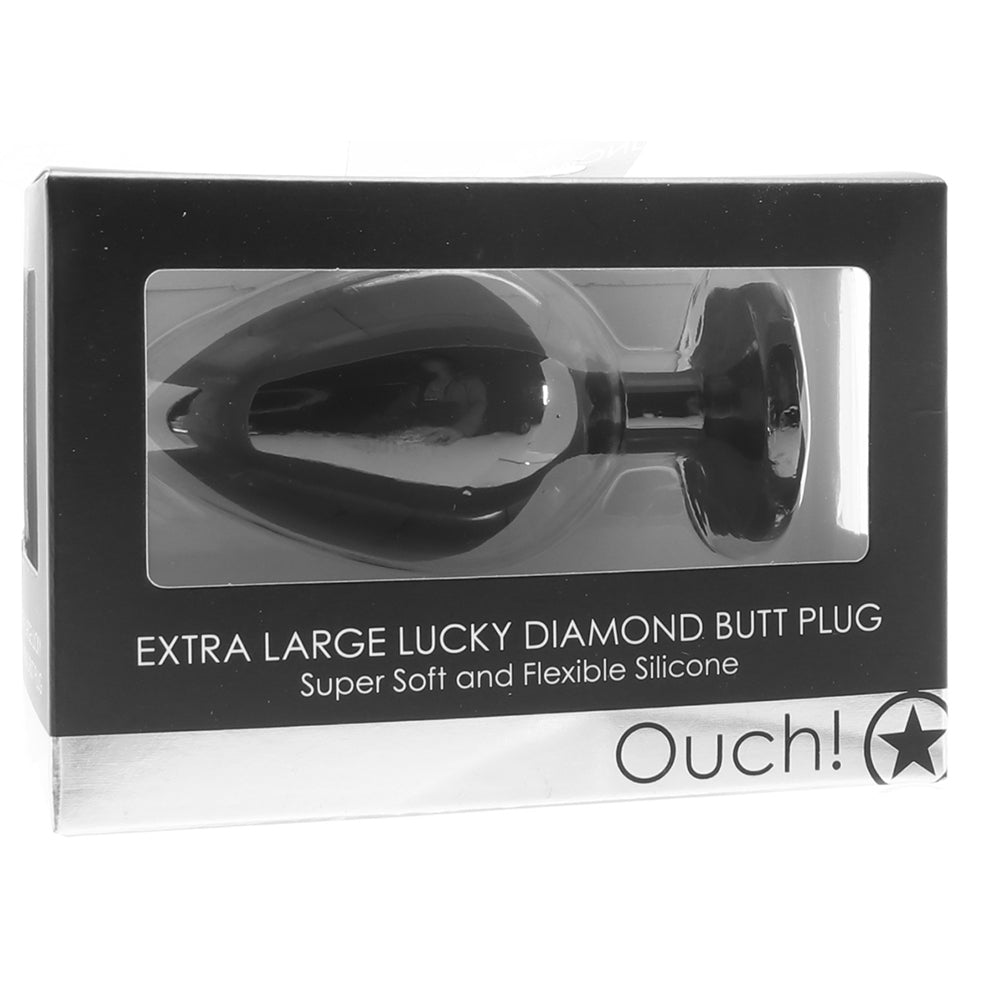 Ouch! Extra Large Lucky Diamond Butt Plug Anal Sex Toys > Butt Plugs - Tophatter Daily Deals