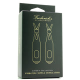Frederick's of Hollywood Vibrating Nipple Stimulators Bondage and Fetish > Nipple Stimulators & Clamps - Tophatter Daily Deals