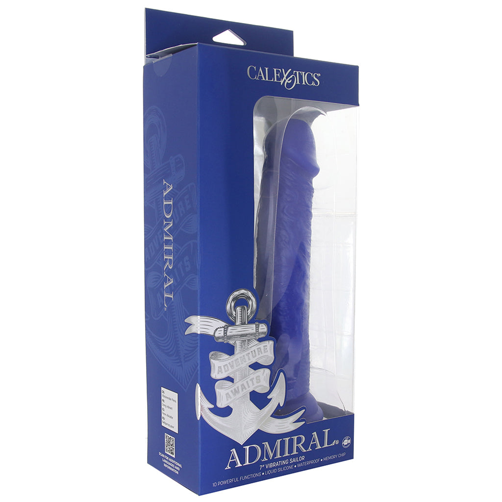 Admiral 7 Inch Vibrating Sailor Dildo - Tophatter's Adult Products Dildo Sex Toys > Realistic Dildos - Tophatter Daily Deals