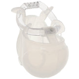 Blueline Full Restraint Silicone Chastity Device in Frosted Bondage and Fetish > Cock and Ball Devices - Tophatter Daily Deals