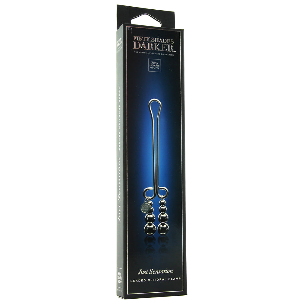 Just Sensation Beaded Clitoral Clamp Bondage and Fetish > Nipple Stimulators & Clamps - Tophatter Daily Deals