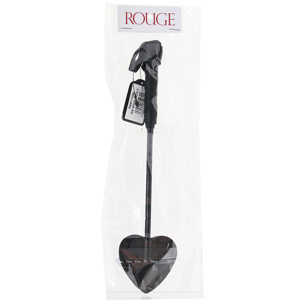 Leather Mini Spade Paddle in Black Bondage and Fetish > Whips and Crops - Tophatter Daily Deals