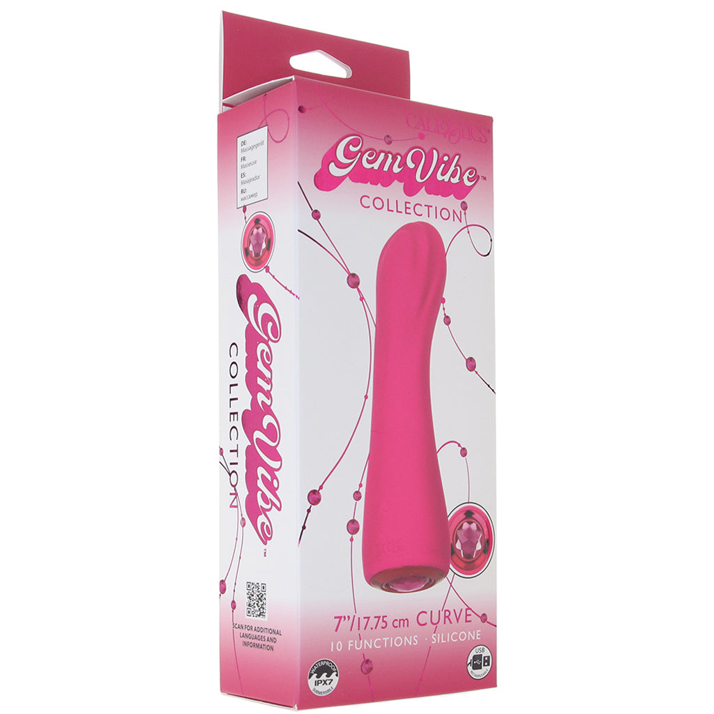 Gem Vibe Collection Curve Vibe Vibrators > G-Spot Vibrators - Tophatter Daily Deals