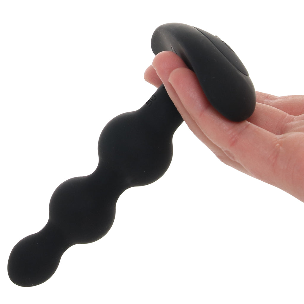 A-Play Beaded 5.5 Inch Anal Vibe in Black Anal Sex Toys > Anal Vibrators - Tophatter Daily Deals