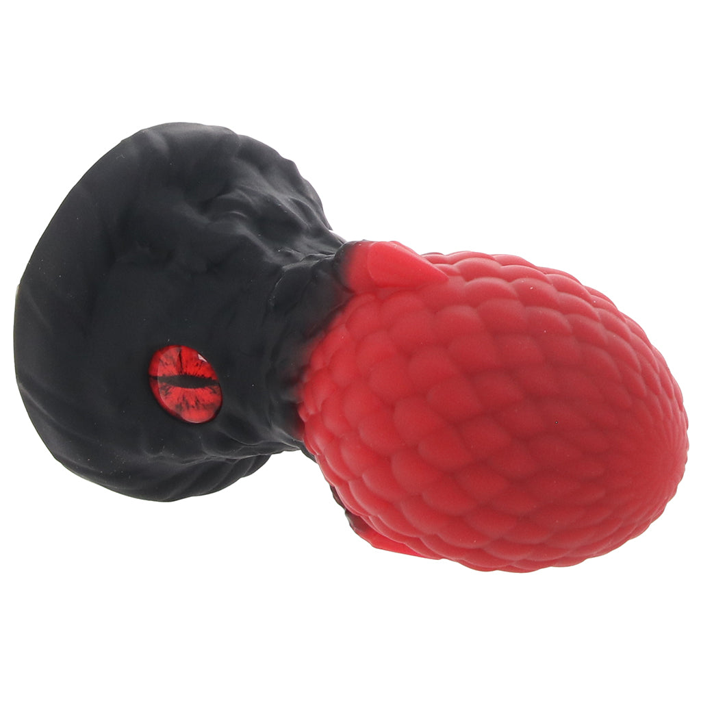 Creature Cocks Eye of the Dragon Silicone Plug in Red - Tophatter's Adult Sex Toys Online Anal Sex Toys > Butt Plugs - Tophatter Daily Deals