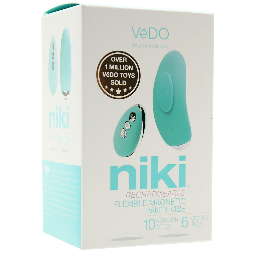 Niki Rechargeable Magnetic Panty Vibe in Turquoise Vibrators > Wearable & Panty Vibrators - Tophatter Daily Deals