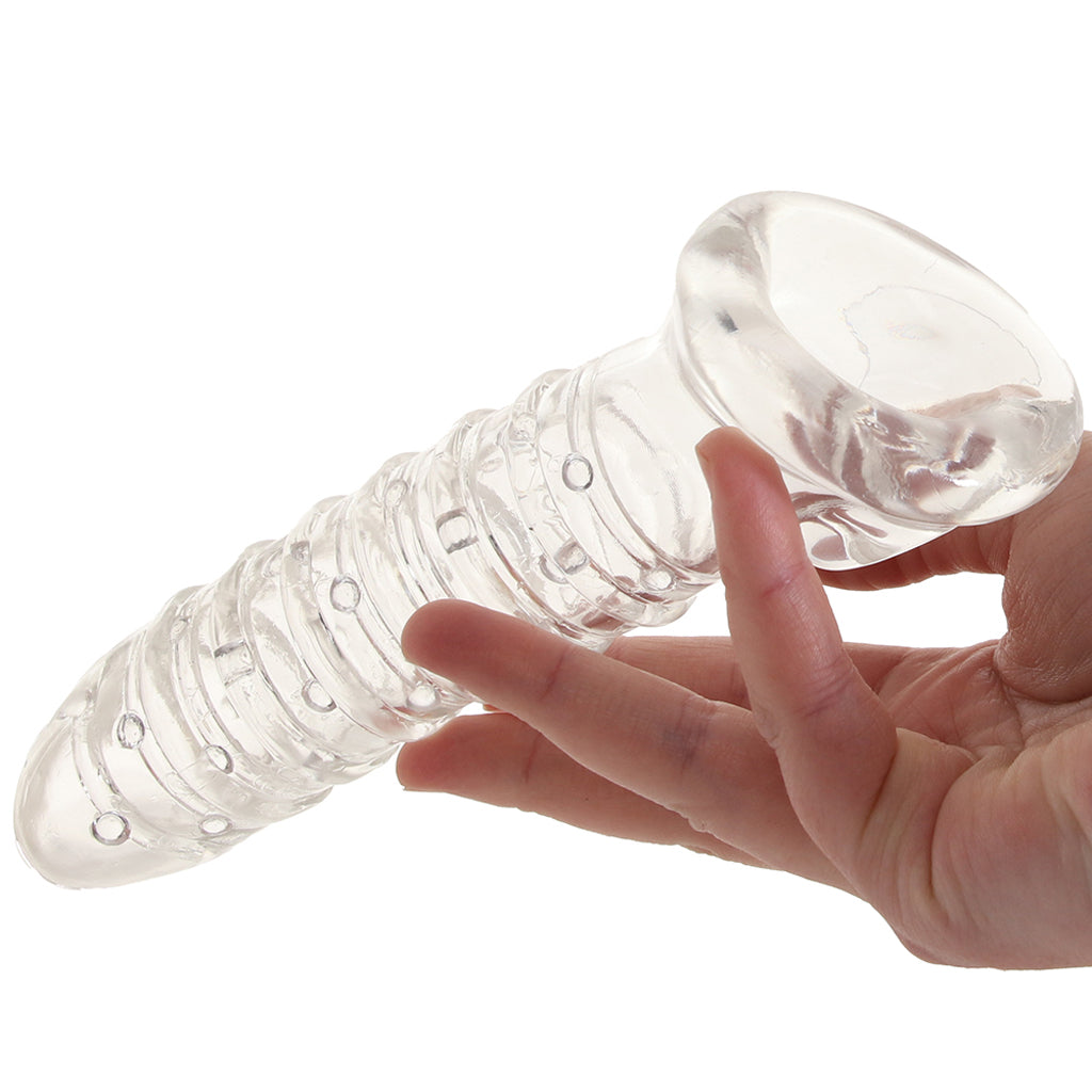 Renegade Ribbed Sleeve in Clear - Tophatter's Adult Products Male Enhancement > Extenders and Sleeves - Tophatter Daily Deals