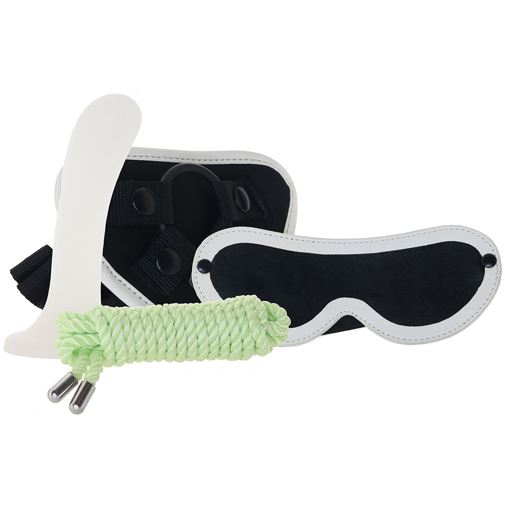 WhipSmart Glow In The Dark Strap-On Bondage Set Bondage and Fetish > Starter BDSM Kits - Tophatter Daily Deals