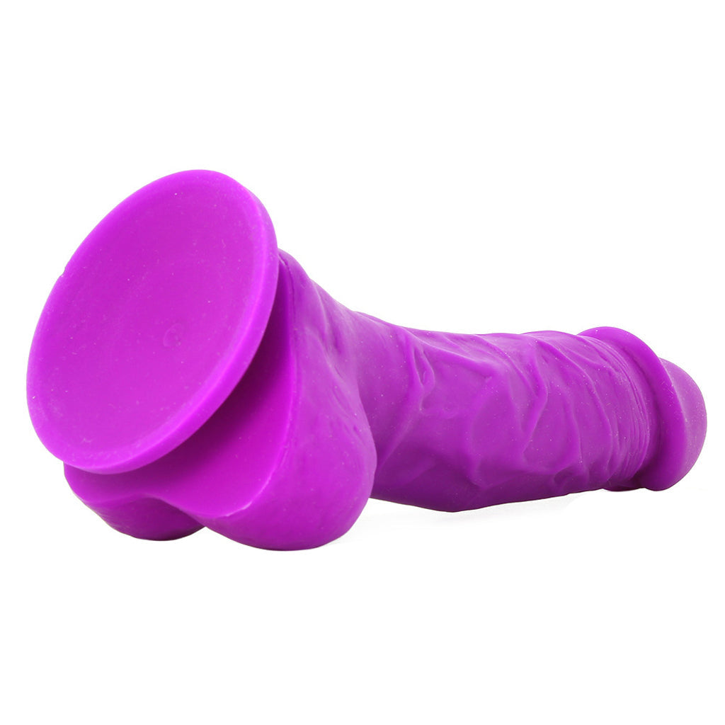 ColourSoft 5 Inch Soft Silicone Dildo in Purple Dildo Sex Toys > Realistic Dildos - Tophatter Daily Deals