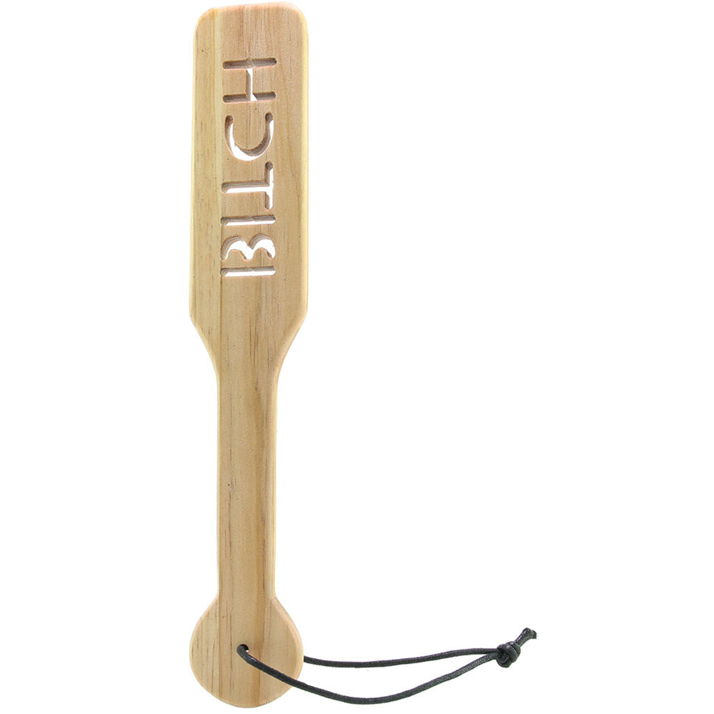 Wood BITCH Paddle - Tophatter's Adult Products Bondage and Fetish > Whips and Crops - Tophatter Daily Deals