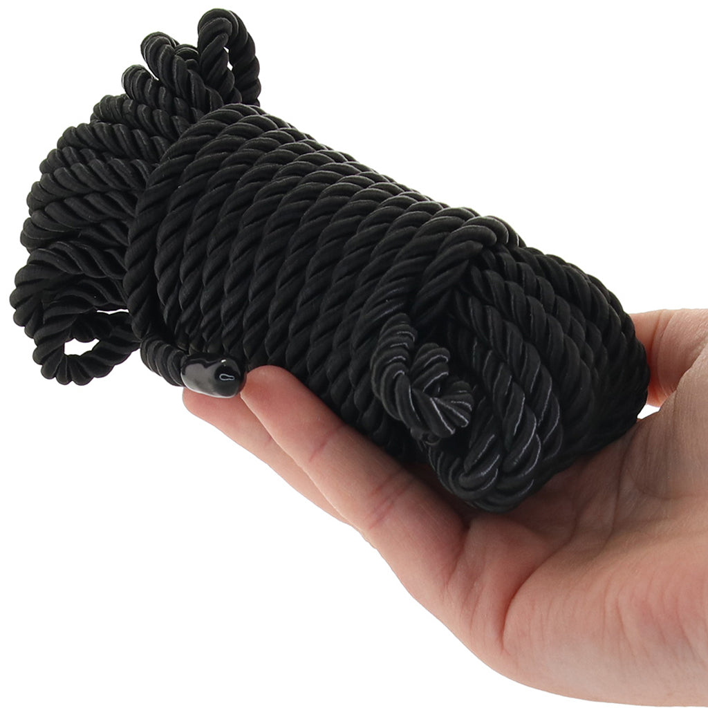 Bondage Couture Bondage Rope in Black Bondage and Fetish > Restraints - Tophatter Daily Deals